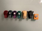 Lot of 7 Assorted Paper Punches From Multiple Brands (Used, Good Condition)