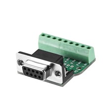 D-sub DB9 Breakout Board Connector 9 Pin 2 Row Female RS232 Serial Ports