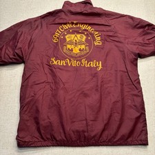 San Vito Italy 6917 Civil Engineer Jacket Swinster Men  s Size Large Made In USA