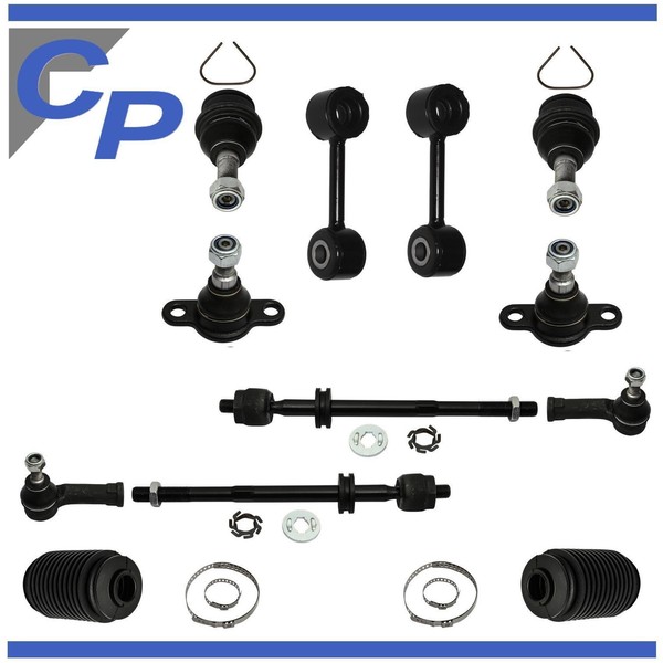 FüR VW T4 Transporter 2 Spurstange 2 Manschette 2 Koppelstange 4 Traggelenk Vorn-image