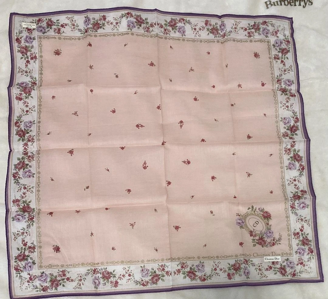 Mouchoir Christian Dior coton 45 cm 17