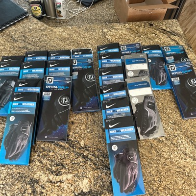 Lot Of 23 Nike FJ “All Weather” Golf Gloves (sets) In Assorted