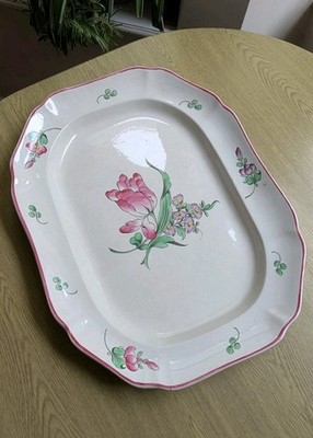 Antike Copeland Late Spode Marlborough große Fleischplatte 19'' x 14 3/4'' um 1913