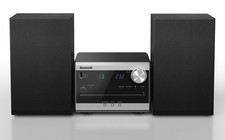 Panasonic Micro HiFi System SC-PM272EB-S CD FM DAB+ Radio Bluetooth Silver