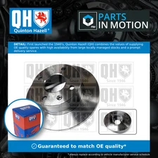 2x Brake Discs Pair Solid fits FORD ESCORT 1.6 Front 80 to 90 240mm Set QH New