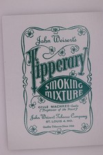 John Weisert Tipperary Smoking Mixture GILLE MACHREE Tobacco CUT BOX Label