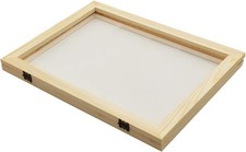 Worown A4 Size Paper Making Screen, Natural Wooden 10 14 inch