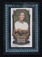 2024 Allen & Ginter Mini Non-Baseball Black Frame 18/25 Mallory Swanson Auto 1q7