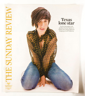 SHARLEEN SPITERI TEXAS MADONNA LESBIAN UK Independent Sunday Review January 2006