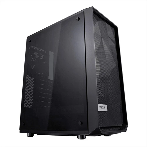 Fractal Design Meshify C 1x Fans included - USB3.0 - Tempered Glass - Blackout