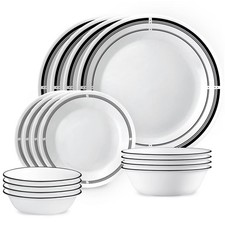 Corelle 16pc Vitrelle Brasserie Dinnerware Set