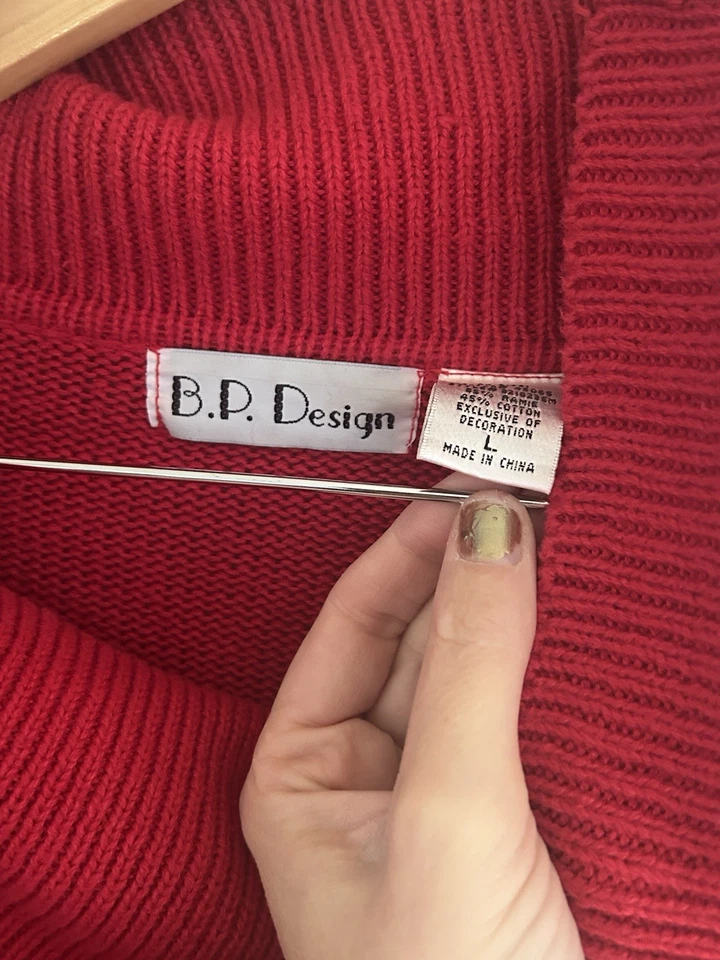 Vestido suéter vintage para mujer fiesta árbol de Navidad vestido talla L Foto 4 de 4