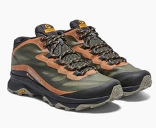 Merrell Moab Speed Mid GORE-TEX Hiking Boots 'Lichen' Dark Green Black Size 13