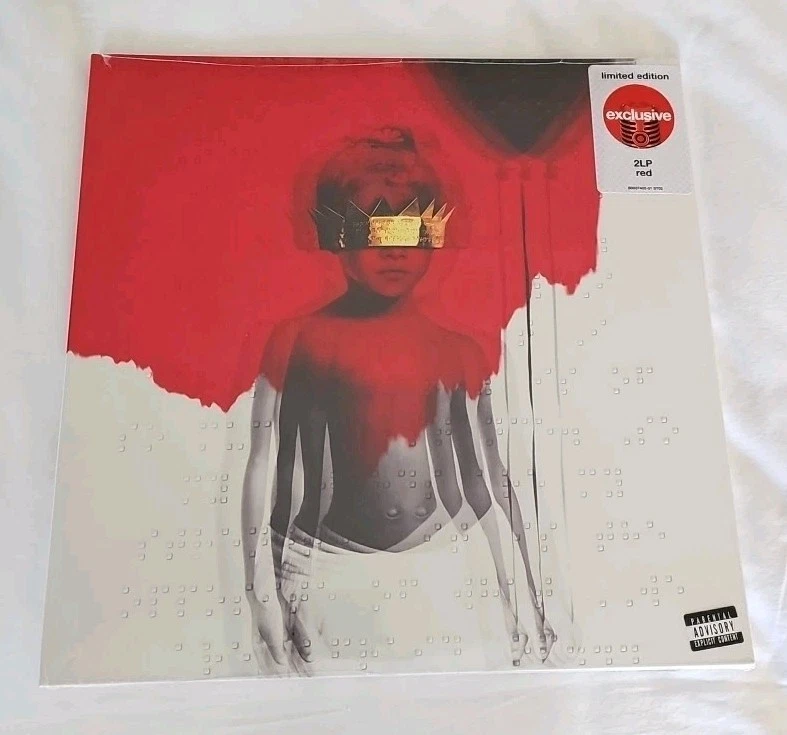 RARE USA 2 LP Rihanna - Anti  Exclusive Red 180g Vinyl New & Sealed - Image 4 of 4