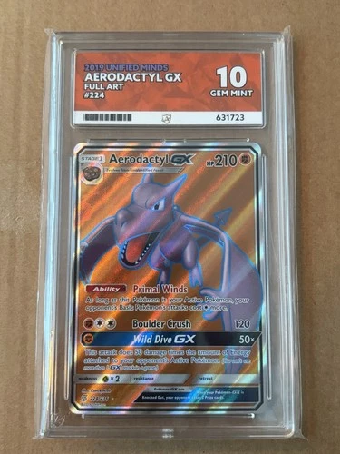 Pokémon TCG 🔥 Aerodactyl GX🔥 Unified Minds 🔥 224/236 🔥 Ace 10 🔥