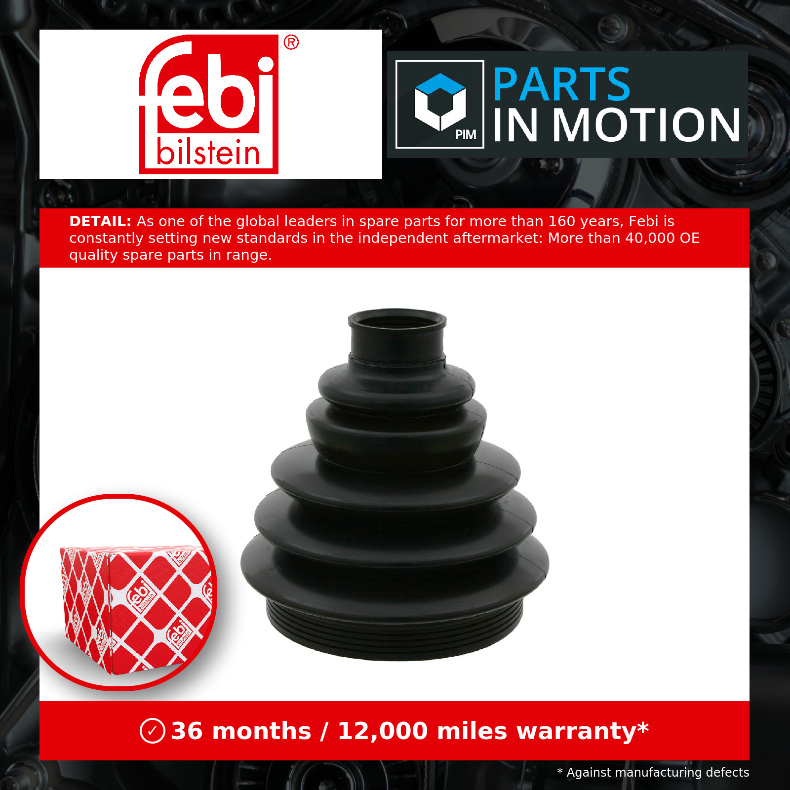 CV Joint Boot fits FIAT MAREA 185 Outer 1.8 2.0 1.9D 96 to 03 C.V. Driveshaft - Image 5