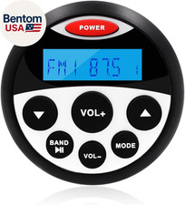Boat Marine Stereo Receiver Bluetooth - 45 X 4 Watts Audio AM FM Gauge Waterproo
