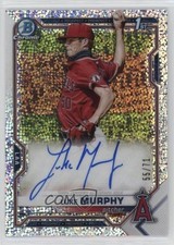 2021 Bowman Draft Chrome Pick Sparkle Refractor 55/71 Luke Murphy Auto 3hd