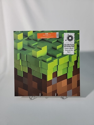 C418 - Minecraft Volume Alpha Green Black Emerald Ore Swirl Vinyl /3000