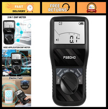 3-in-1 EMF Meter Detector - Portable Electromagnetic Field Radiation Tester for