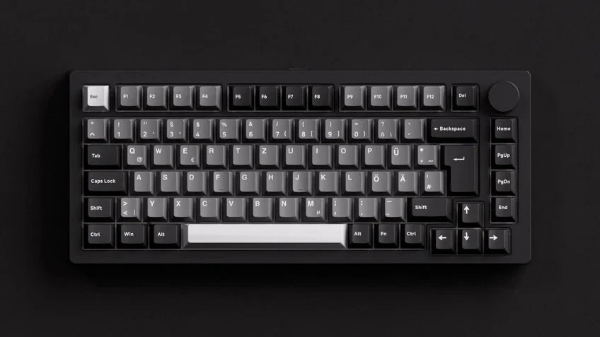 AKKO MonsGeek M1 V5 VIA Black & Silver Keyboard ISO-DE/UK/Nordic - Bild 4 von 4