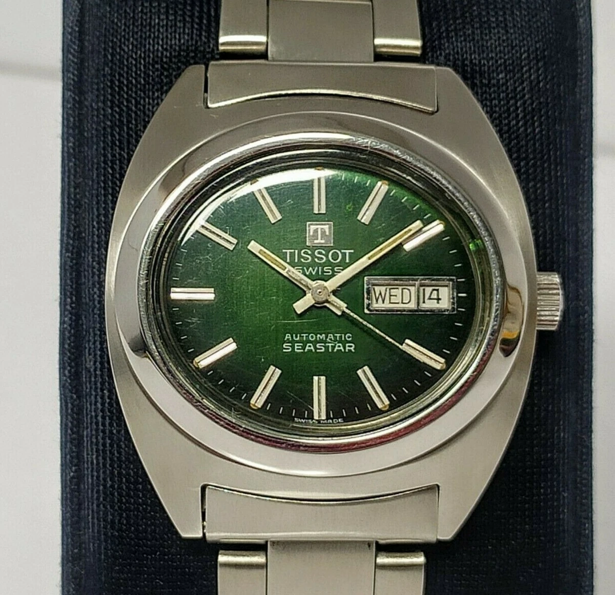 vintage tissot seastar automatic day date