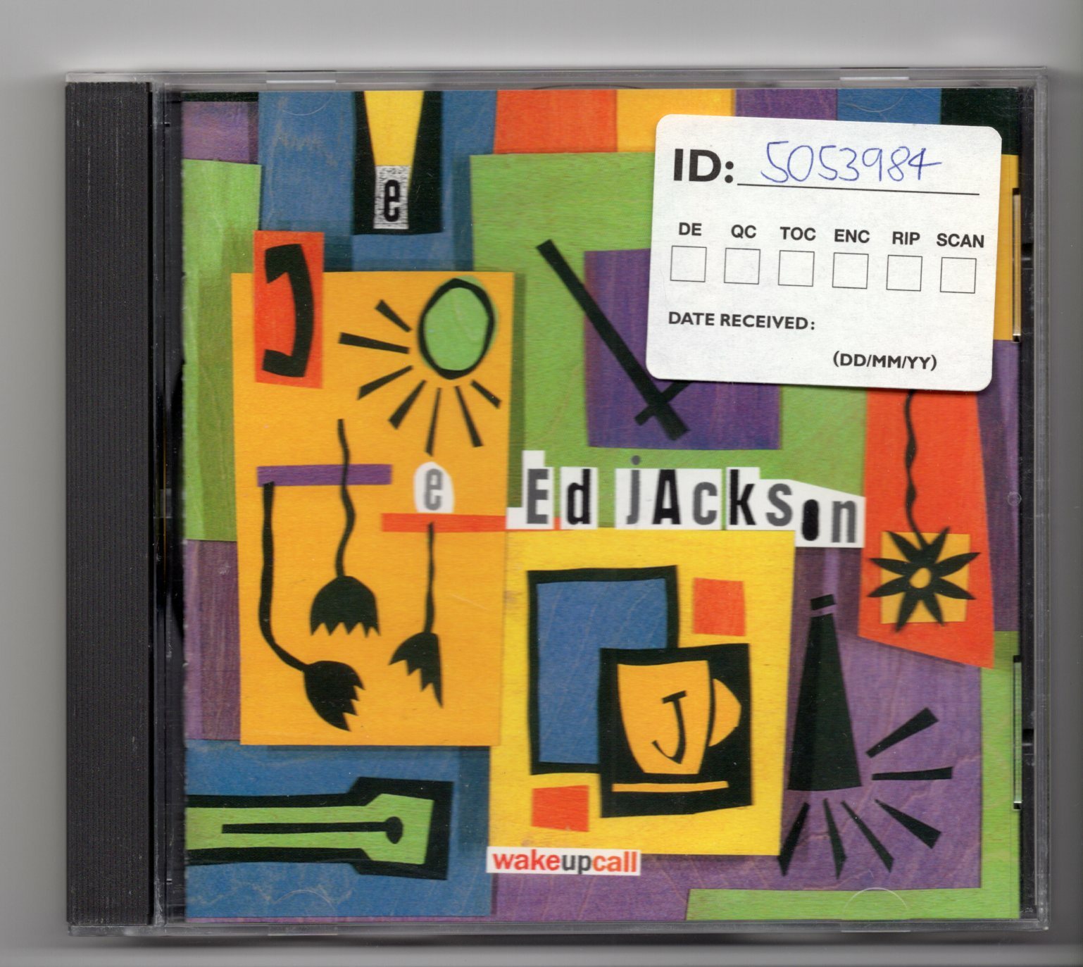 (JE5) Ed Jackson, Wake Up Call - 1994 CD