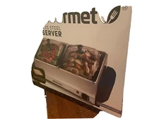 Maxi Matic Elite Gourmet 2 x 2.5 qt Electric Buffet Server, Stainless Steel