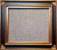 4.75" WIDE Gold and Black Ornate Oil Painting Wood Picture Frame 278BPG