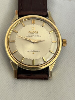 Vintage Omega Constellation Pie Pan GP 34mm, 167-005-VG