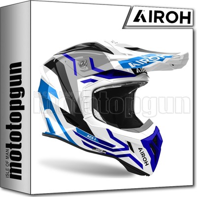 AIROH HELMET CROSS MOTORCYCLE AV22G18 AVIATOR ACE 2 GROUND BLUE GLOSS SIZE XL