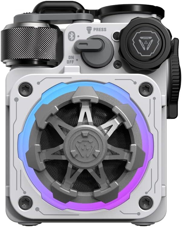 Muzen Cyber Cube Bluetooth スピーカー ホワイト MW-PVXLI Speaker