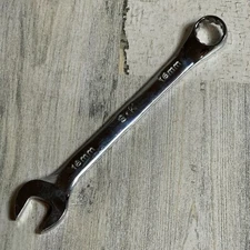SK Hand Tools 88316 16 mm - 12 point SuperKrome Regular Combination Wrench USA