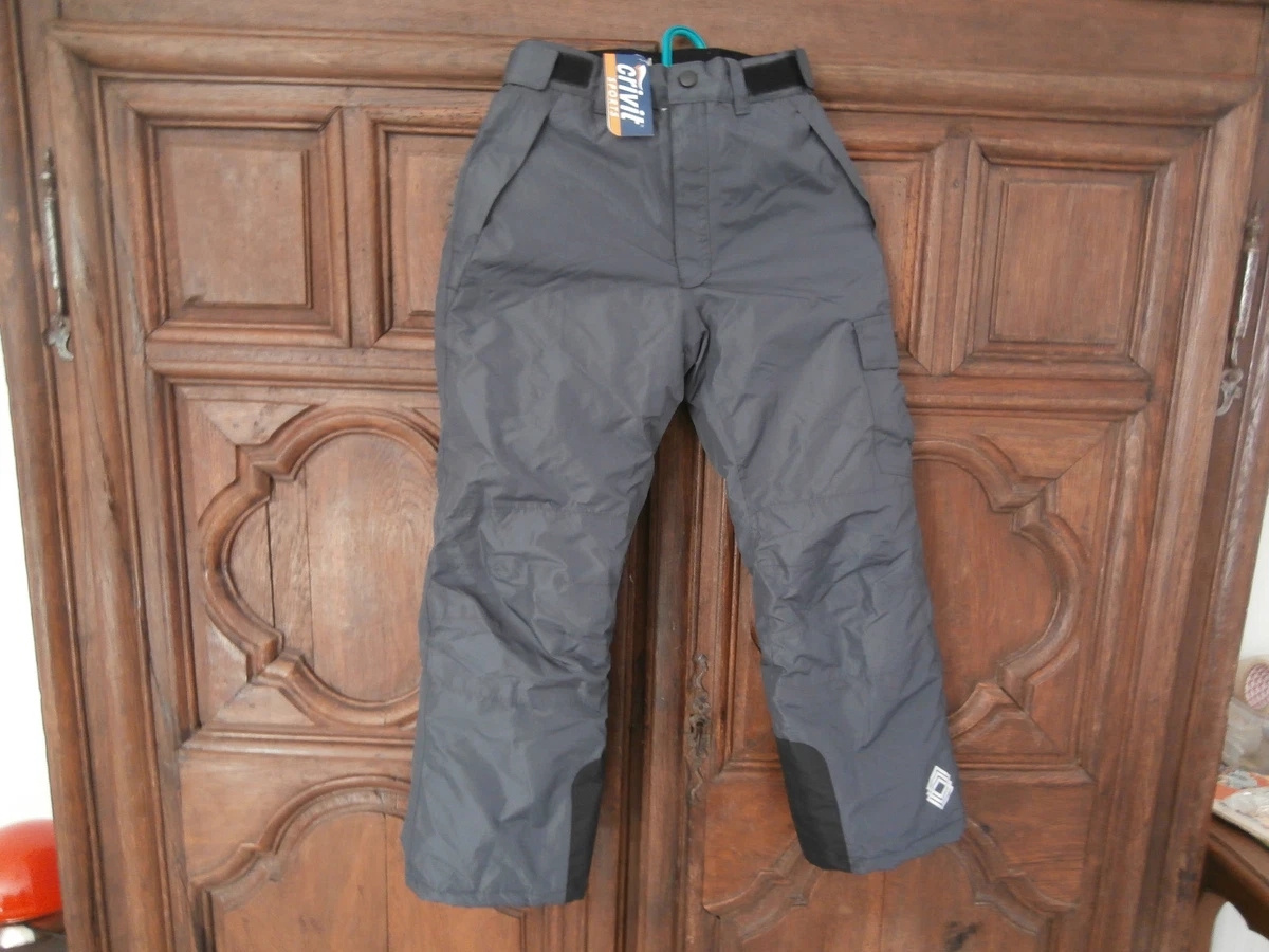 Pantalon de travail pantalon enfant noir/gris taille 134/140