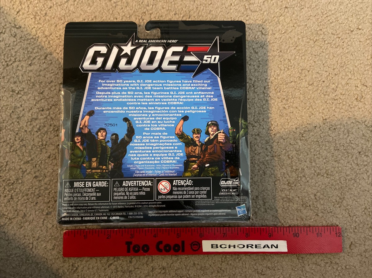 GI Joe 50th Anniversary Marine Devastation Gung Ho Cobra Shadow Guard New