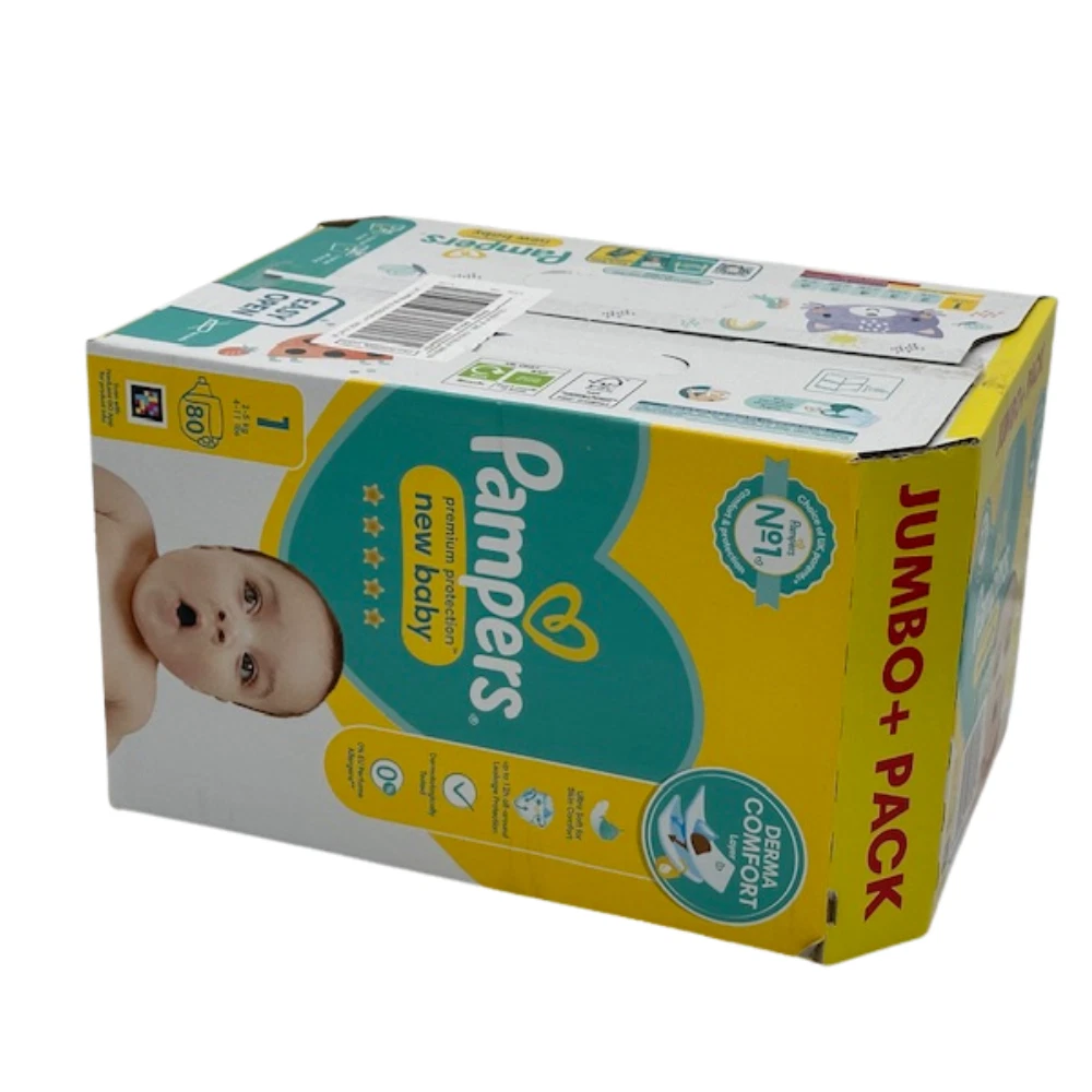 Pampers Size 1 Newborn Premium Nappies Bulk 80-Pack Ultra Soft Dry Sensitive Box
Opens in a new wind