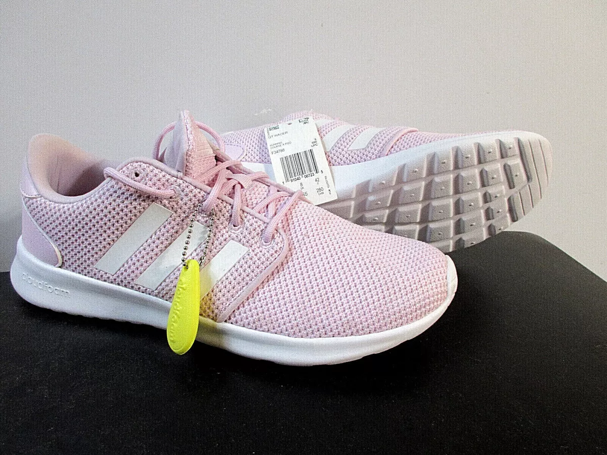 Adidas pink top cloudfoam shoes
