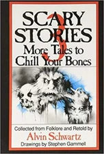 Scary Stories: More Tales to Chill Your B- paperback, 0590135899, Alvin Schwartz