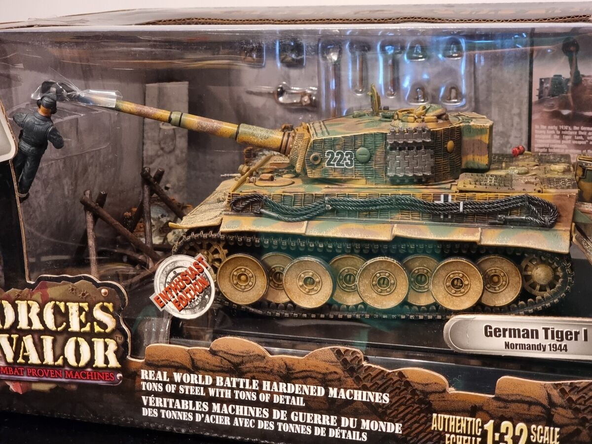 【2024年新作】 of Forces Valor Tank Heavy 1944 Normandy I Tiger German 完成品