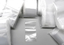 2,000 Zip Seal Lock Bags 2x3 Clear 2mil Reclosable Poly 2" x3" Size 50mm X 76mm 