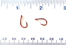 100 GT 2X Red Inline (non-offset) Circle Hooks size 10 - 7381