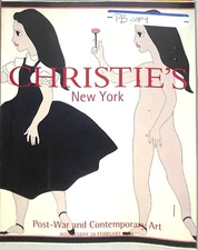 Christie's Post War and Contemporary Art Auction Catalog February 20, 2002
