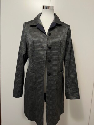 RIANI  Blazer Mantel  /  Kurzmantel  dunkelgrau gemustert  Gr. 40 neu