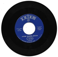 THE OFF-BEATS-SALEM 1002 RARE ROCKABILLY 45 RPM FINGER SNAPPIN' BOOGIE VG++