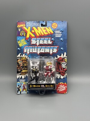 1994 Toy Biz X-Men Steel Mutants Spy Wolverine vs Omega Red Die-Cast Set