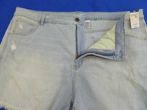 NEW Women's Terra & Sky Plus Jean Shorts- 26W - Picture 5 of 6