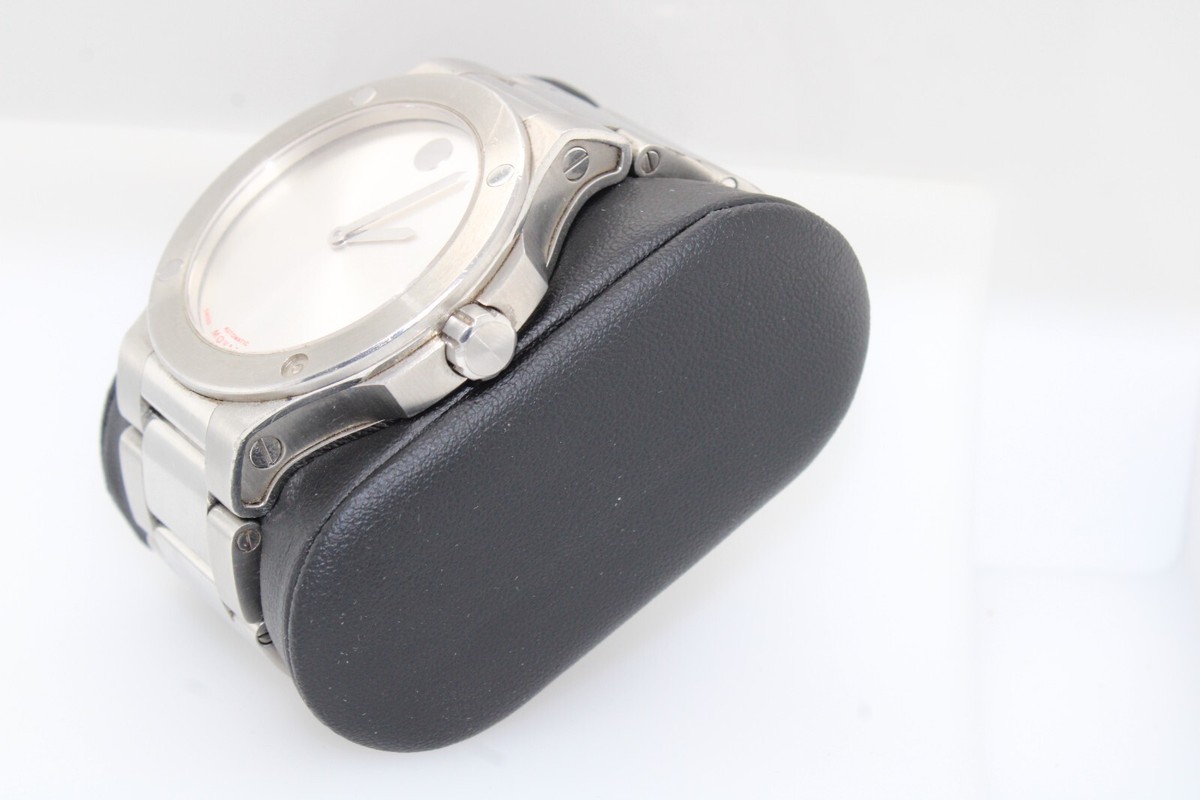Movado Kingmatic 自動巻き シルバー L-2614| モバード キングマチック クリックデイト トランス