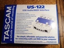Tascam US-122 Home Recording USB Audio/MIDI Interface Brand New
