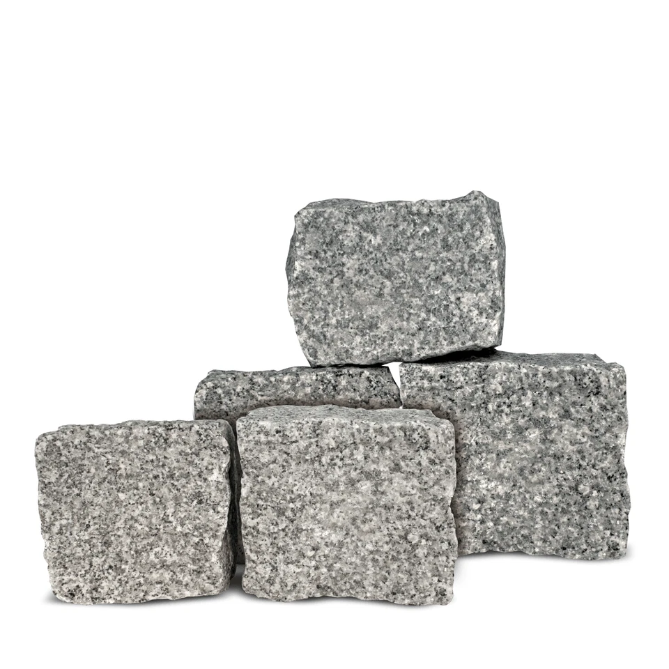 BigBag 1000 kg Granit Pflastersteine 15/17 cm – Garten | Natur Weg Bau Palette - Bild 3 von 4