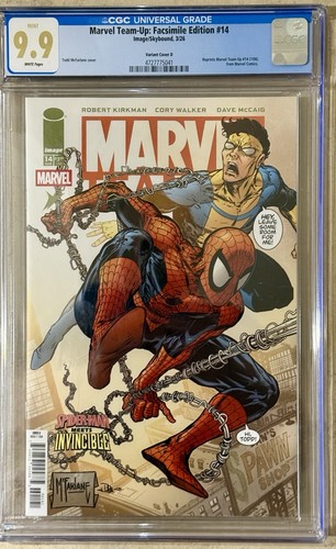 MARVEL TEAM-UP #14 FACSIMILE | COVER D | CGC 9.9 MINT | INVINCIBLE | MCFARLANE